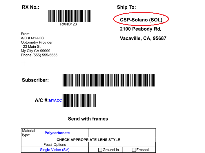 label example
